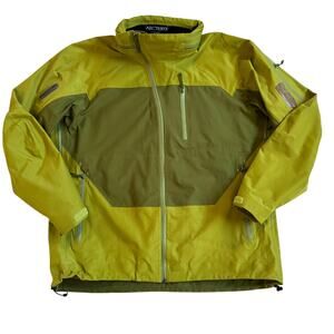 Vintage Arc'teryx Sidewinder Men's Size XL Sv Goretex XCR Jacket Green Recco